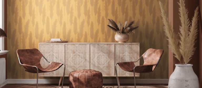 Wallpaper trends 2024 - Living room, Kitchen & Bedroom